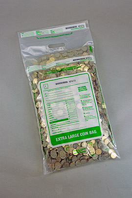 Bank Coin Deposit Bags