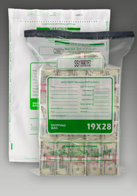 Tamper Evident Cash Shipping Bag