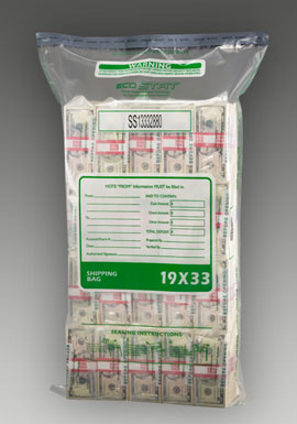 Tamper Evident Cash Shipping Bag